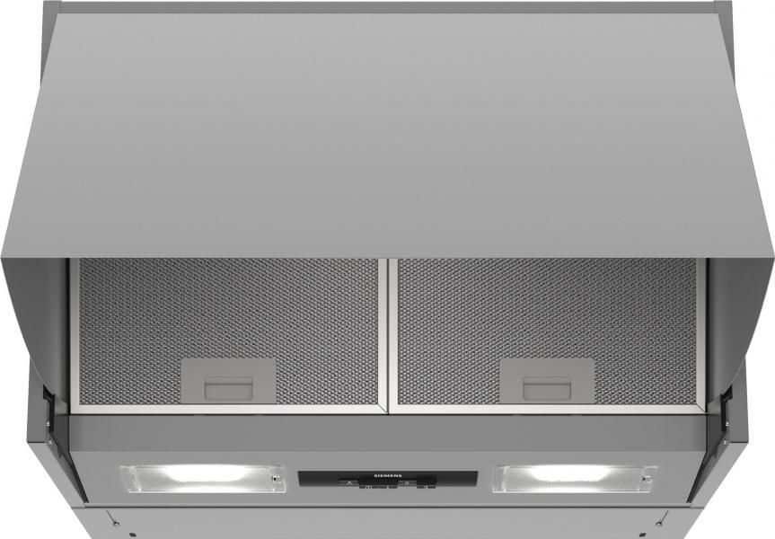 ARDEBO.de Siemens LE63MAC00 iQ300 EEK: D Zwischenbauhaube, 60 cm breit, Ab-/Umluft, silber