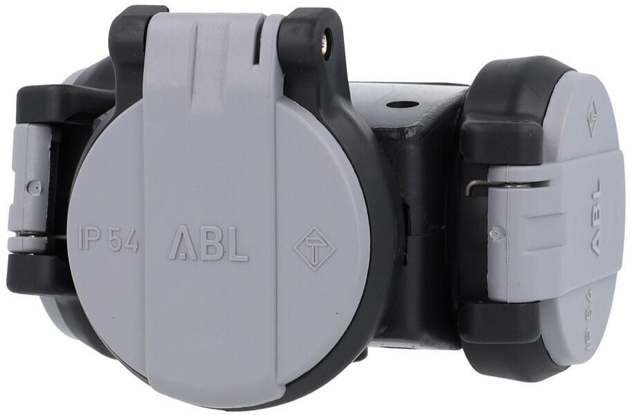 ABL 1173563 SCHUKOProfessional Hänge- kupplung 3f Vollgummi IP54 grau/schwarz