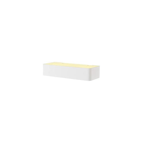 SLV WL 149 Wandleuchte, QT-DE12, rechteckig, up/down, weiß (149471)