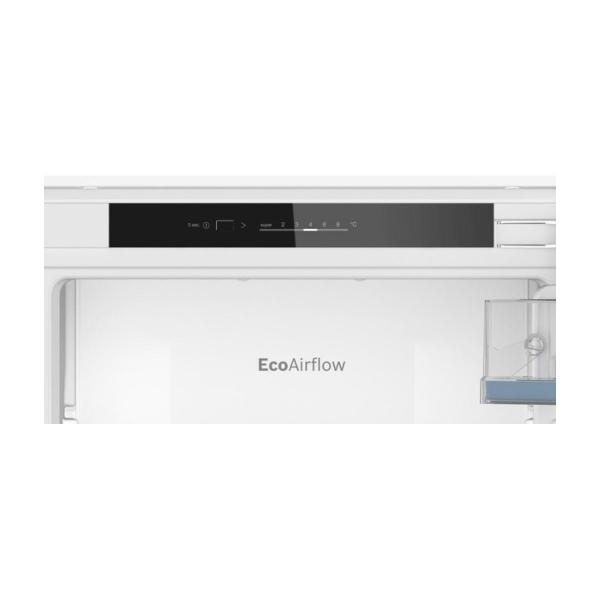 Bosch KIR41VFE0 Einbau Vollraumkühlschrank, Nischenhöhe 122,5 cm, 204L, Festtürtechnik, Multi Box XXL, Eco Airflow, LED Beleuchtung