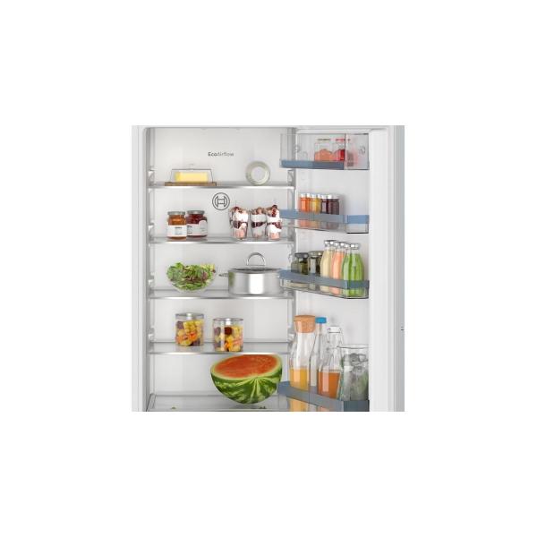 Bosch KIR41VFE0 Einbau Vollraumkühlschrank, Nischenhöhe 122,5 cm, 204L, Festtürtechnik, Multi Box XXL, Eco Airflow, LED Beleuchtung