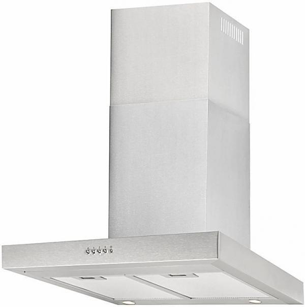 ARDEBO.de Exquisit FKH 60-2 Inox EEK: D Flachschirm-Dunstabzugshaube, 60 cm breit, Abluft