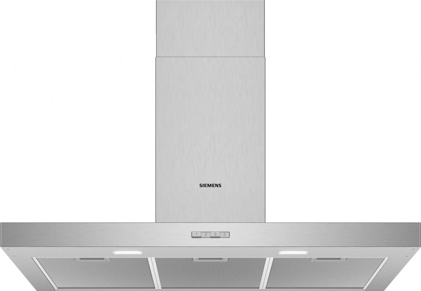 ARDEBO.de Siemens LC94BBC50 iQ100 EEK: D Wandesse, 90 cm breit, 365 m³/h, Ab-/Umluft, Edelstahl