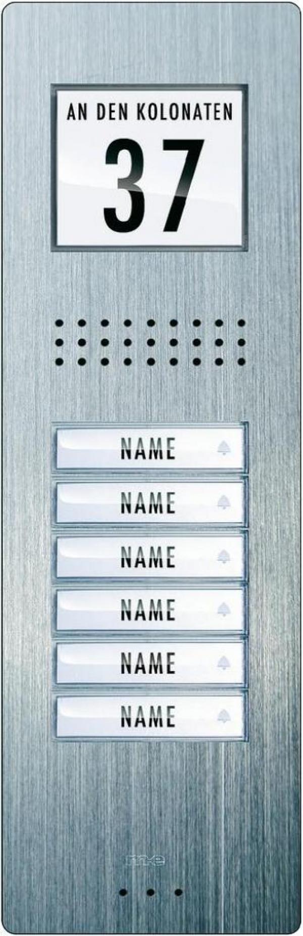 ARDEBO.de M-E Vistadoor ADV 260 Audio-Außenstation, Aufputz, 6-Familienhaus (40725)