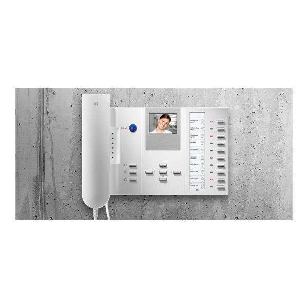 TCS IMM1100-0140 Audio Türtelefon 4 + 10 Tasten, Aufputzmontage, Serie IMM, weiß