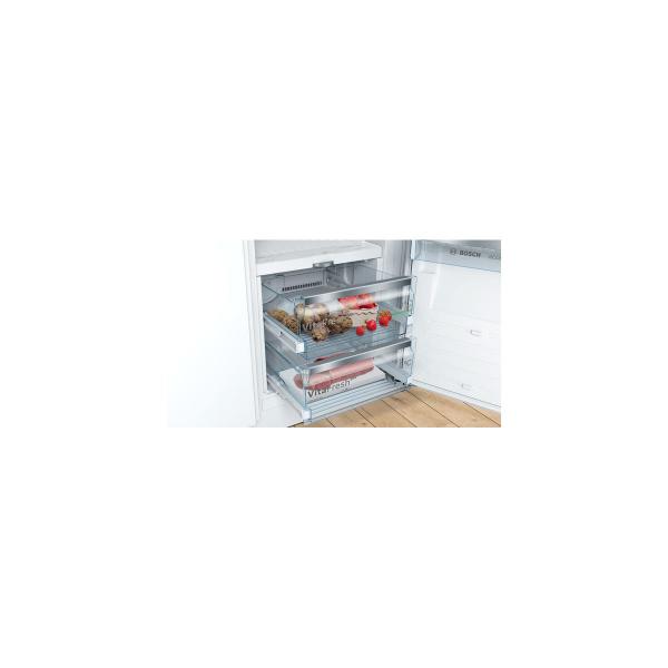 Bosch KIF51AFE0 Einbaukühlschrank, Nischenhöhe: 140cm, 220l, Festtürtechnik, VitaFresh pro 0°C, VarioShelf