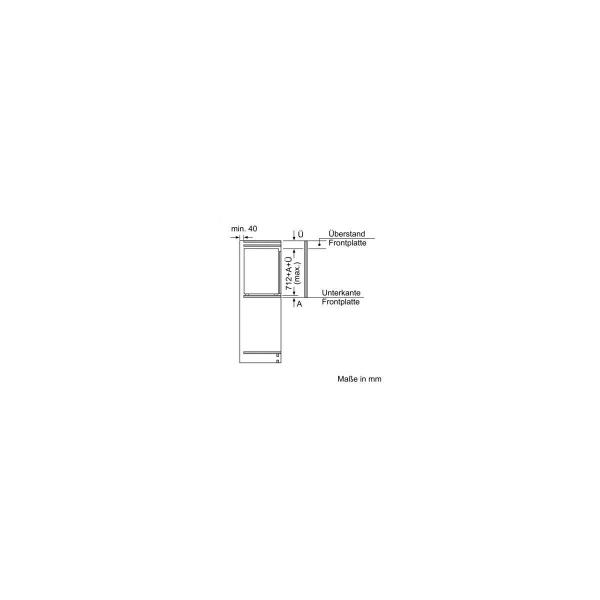 Siemens GI11VAFE0 iQ500 Einbau Gefrierschrank, Nischenhöhe: 72cm, 72l, Festtürtechnik, lowFrost, freshSense