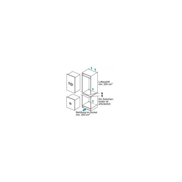 Siemens GI11VAFE0 iQ500 Einbau Gefrierschrank, Nischenhöhe: 72cm, 72l, Festtürtechnik, lowFrost, freshSense