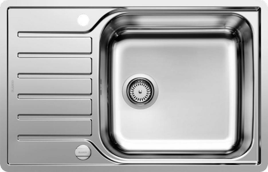 ARDEBO.de Blanco Lantos XL 6 S-IF Compact Edelstahlspüle mit Ablauffernbedienung, Edelstahl Bürstfinish (523140)