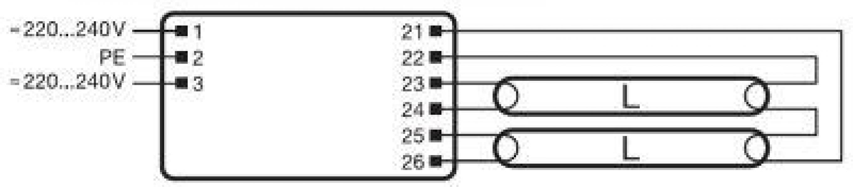 LEDVANCE Quicktronic Professional 5 QTP5 1x14-35 2n Elektronisches Vorschaltgerät
