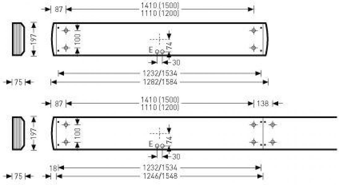 Trilux Atirion D-L RPV 1200 3300-840 ET LED-Anbauleuchte, 31W, 4000K, 3500lm, weiß (6483640)