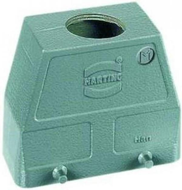 ARDEBO.de Harting Han 16B-gs-M32 Tüllengehäuse, 16B, 32 M, seitlich, Querbügel (19300160527)