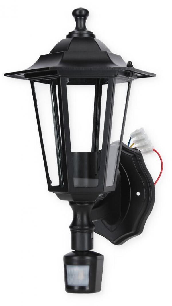 ARDEBO.de Eglo Laterna 4 Wandleuchte, E27, 60W, schwarz (22469)
