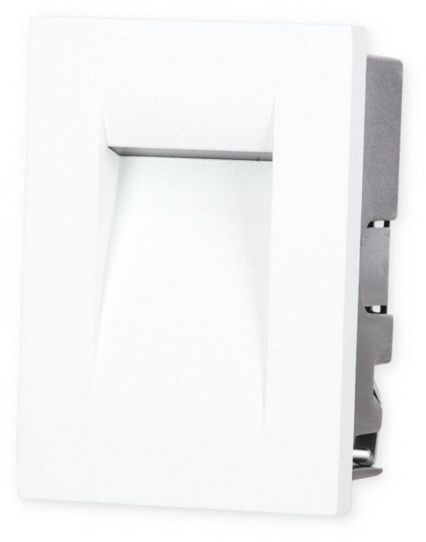 ARDEBO.de DEKO-LIGHT Yvette II W Wandeinbauleuchte, spannungskonstant, asymmetrisch, 220-240V AC/50-60Hz, 3,6W, weiß (763007)