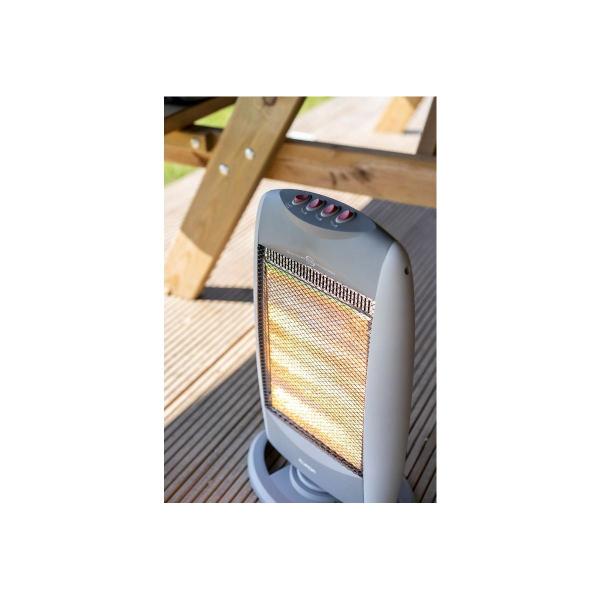 Eurom Safe-t-Shine 1200 Compact Strahlungsheizung, 1200W, Kippschutz, Schwenkfunktion (351651)