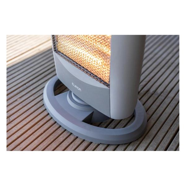 Eurom Safe-t-Shine 1200 Compact Strahlungsheizung, 1200W, Kippschutz, Schwenkfunktion (351651)