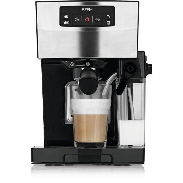 ARDEBO.de BEEM Siebträger-Maschine Espresso Classico II, 1450 W, 20 bar, schwarz/Edelstahl (07440)