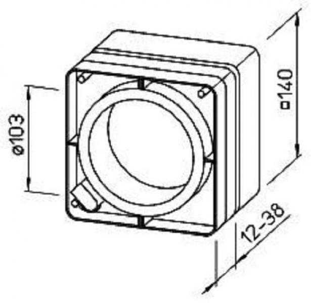 Helios FES90 Fenstereinbausatz (462)