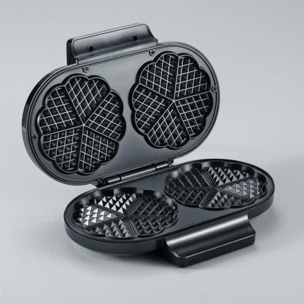 Severin WA 2106 Duo-Waffeleisen, 1200 W, Antihaftbeschichtung, schwarz