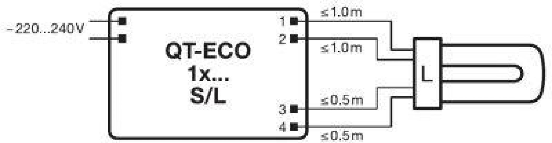 LEDVANCE Quicktronic Economic QT-ECO 1X18-24S Elektronisches Vorschaltgerät