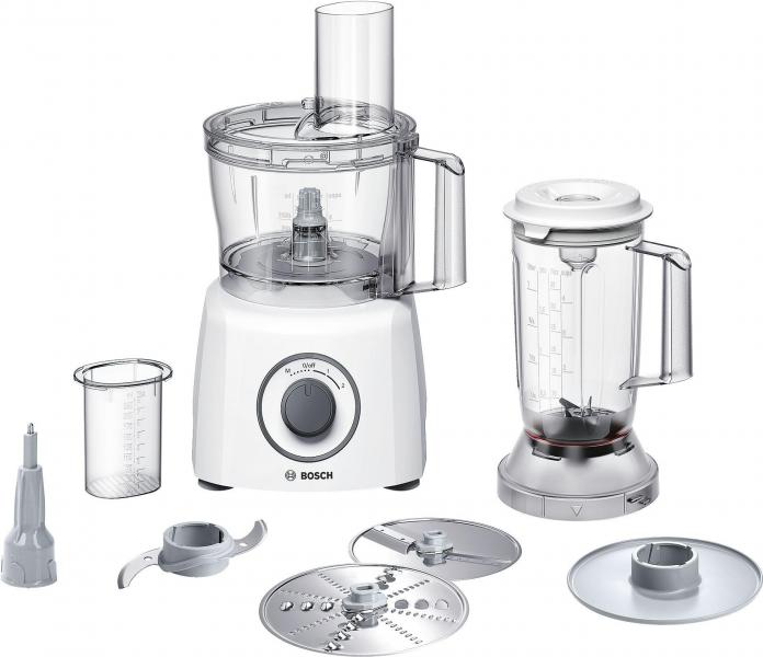 ARDEBO.de Bosch MultiTalent 3 MCM3200W Küchenmaschine, 800 W, weiß