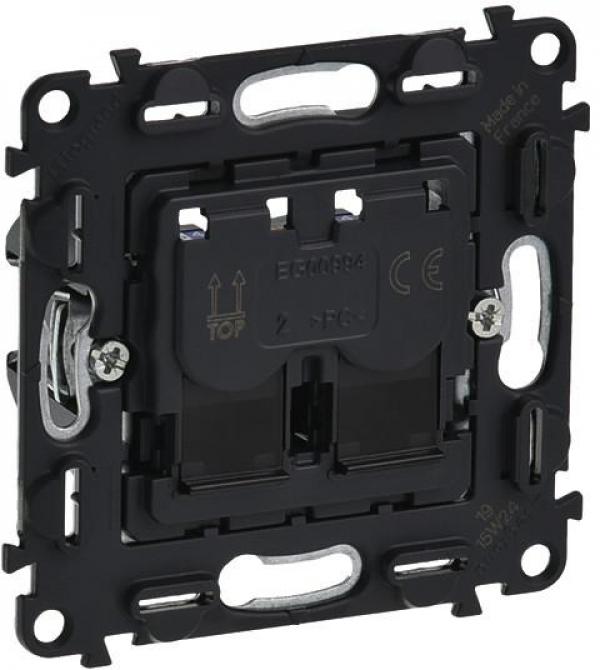 ARDEBO.de Legrand 753049 Datendose 2xRJ45 geschirmt Kategorie 6A STP Valena Life