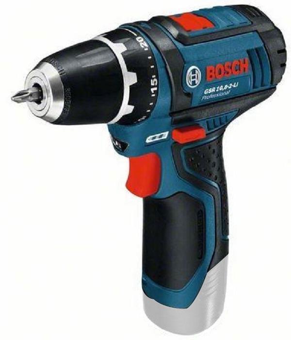 ARDEBO.de Bosch GSR 12V-15 Professional Akku-Bohrschrauber (060186810D), Sologerät mit L-Boxx