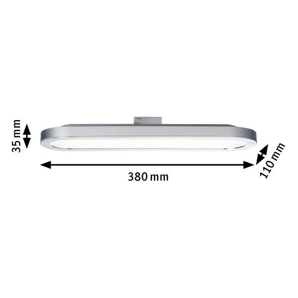 Paulmann URail LED-Panel Loop, 7W, 2700K, chrom matt (953.19)