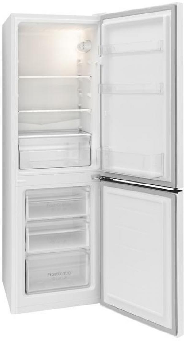 Amica KGCL 384 155-1 W Kühl-Gefrierkombination, 50 cm breit, 157 L, Automatische Abtauung, FrostControl, LED Beleuchtung, weiß