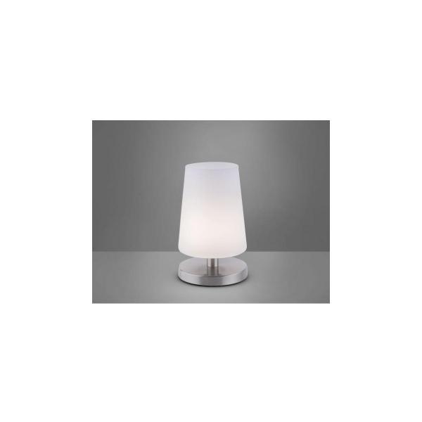 Paul Neuhaus LED-Tischleuchte, weiß-stahl, mit dezentem Lampenschirm, inkl. Touchdimmer, 3W, 235lm, G9 (4146-55)