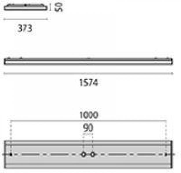 Performance in Lighting SL630 AB PRISM LED-Deckenleuchte, 49W, 6140lm, 4000K, grau (8630661613430)