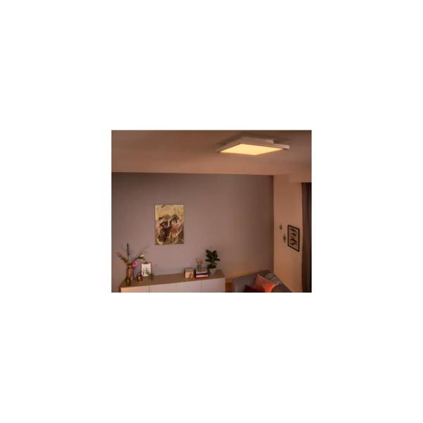 Philips Hue Aurelle Quadratisches LED Panel, 30x30cm, Dimmschalter, 19W, 1940lm, 4000K, weiß (929003099201)
