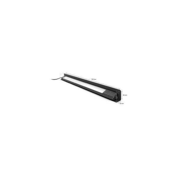 Philips Hue Amarant Outdoor LED Wandfluter, 20W, 1420lm, 4000K, schwarz (915005843401)