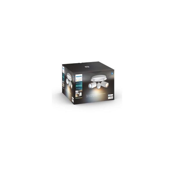 Philips Hue Adore 3-er Pack LED Deckenspot, Dimmschalter, GU10, 5W, 350lm, 4000K, weiß (929003056401)