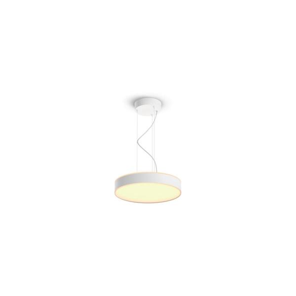 ARDEBO.de Philips Hue Enrave LED Pendelleuchte, Dimmschalter, 33,5W, 4300lm, 4000K, weiß (915005998001)