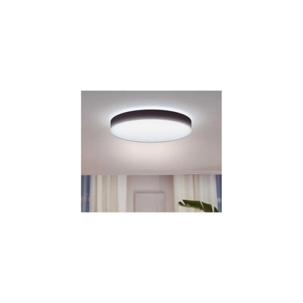 Philips Hue Enrave XL LED Deckenleuchte, Dimmschalter, 48W, 6100lm, 4000K, schwarz (915005997101)