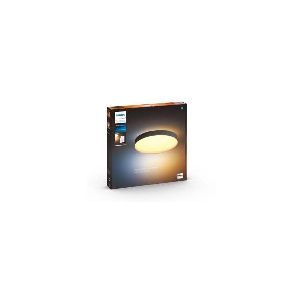 Philips Hue Enrave XL LED Deckenleuchte, Dimmschalter, 48W, 6100lm, 4000K, schwarz (915005997101)
