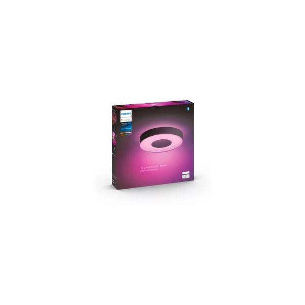 Philips Hue Infuse LED Deckenleuchte, M, 33,5W, 2350lm, 4000K, schwarz (915005997301)