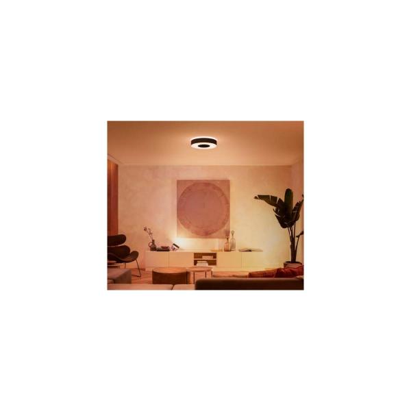Philips Hue Infuse LED Deckenleuchte, M, 33,5W, 2350lm, 4000K, schwarz (915005997301)