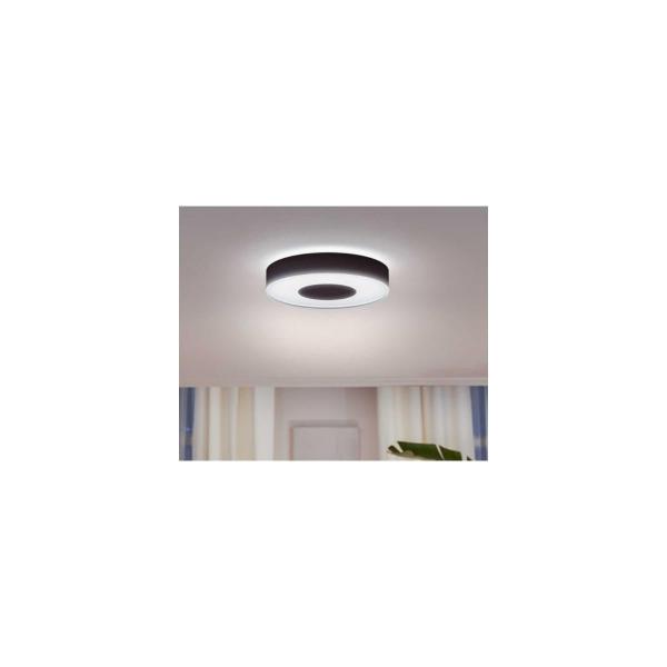 Philips Hue Infuse LED Deckenleuchte, M, 33,5W, 2350lm, 4000K, schwarz (915005997301)