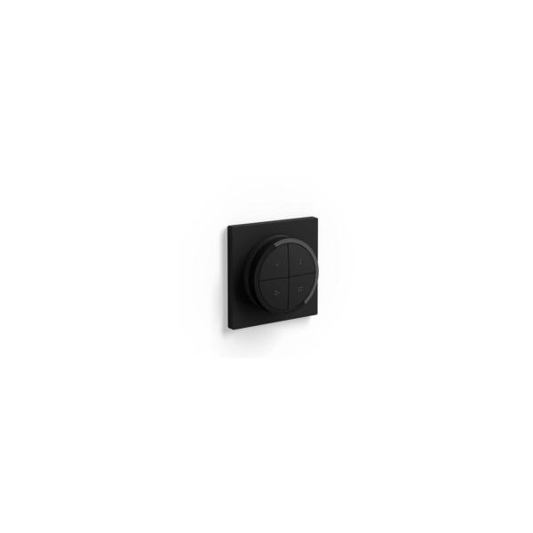 ARDEBO.de Philips Hue Tap Dial Schalter, akkubetrieben, sanftes dimmen, schwarz (929003500201)