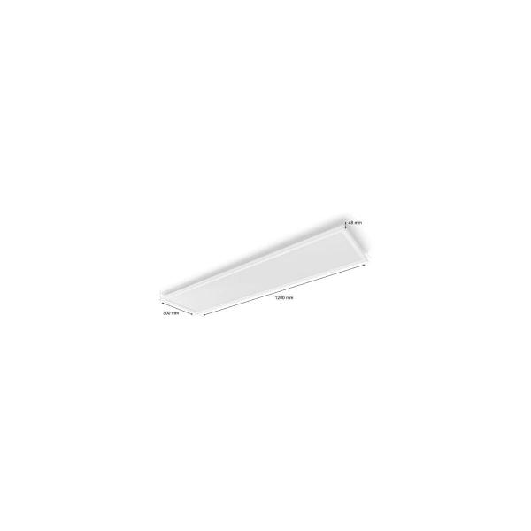 Philips Hue Surimu Rechteckiges LED Panel, 120x30cm, 60W, 4000K, 4150lm, weiß (929002966501)