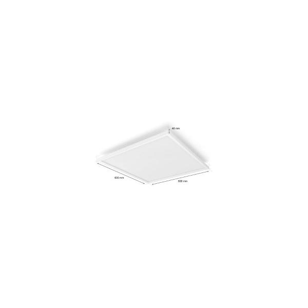Philips Hue Surimu Qaudratisches LED Panel, 60x60cm, 60W, 4150lm, 4000K, weiß (929002966401)
