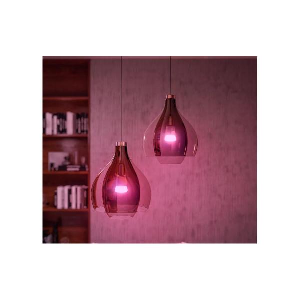 Philips Hue White & Color Ambiance Lampe, A60, 11W, E27, 1100lm, Doppelpack (929002468802)