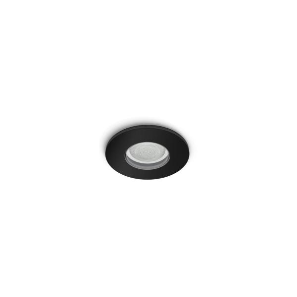 Philips Hue White & Color Ambiance Xamento LED Einbauspot, 5,7W, 350lm, 4000K, schwarz (929003526101)