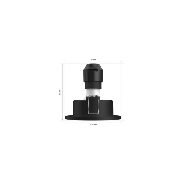 Philips Hue White & Color Ambiance Xamento LED Einbauspot, 5,7W, 350lm, 4000K, schwarz (929003526101)