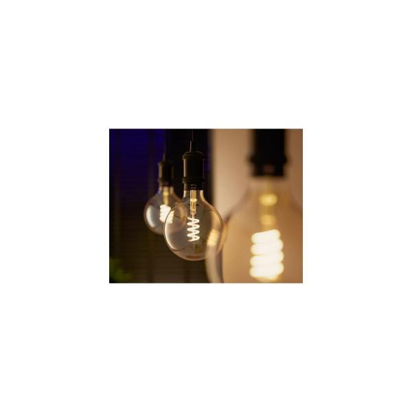 Philips Hue White Ambiance LED Lampe, Filament Giant Globe G125, E27, 7W, 550lm, 4000K (929002478101)