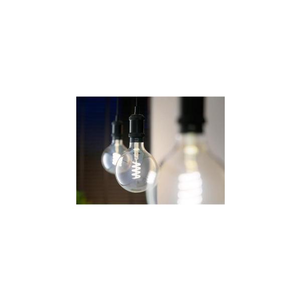 Philips Hue White Ambiance LED Lampe, Filament Giant Globe G125, E27, 7W, 550lm, 4000K (929002478101)