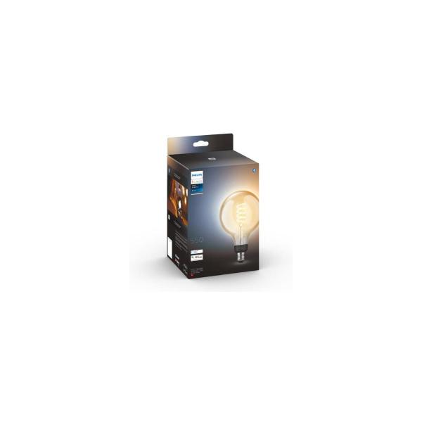 Philips Hue White Ambiance LED Lampe, Filament Giant Globe G125, E27, 7W, 550lm, 4000K (929002478101)