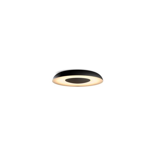 ARDEBO.de Philips Hue White Ambiance Still LED Deckenleuchte, Dimmschalter, 22,5W, 2500lm, 4000K, schwarz (929003055501)